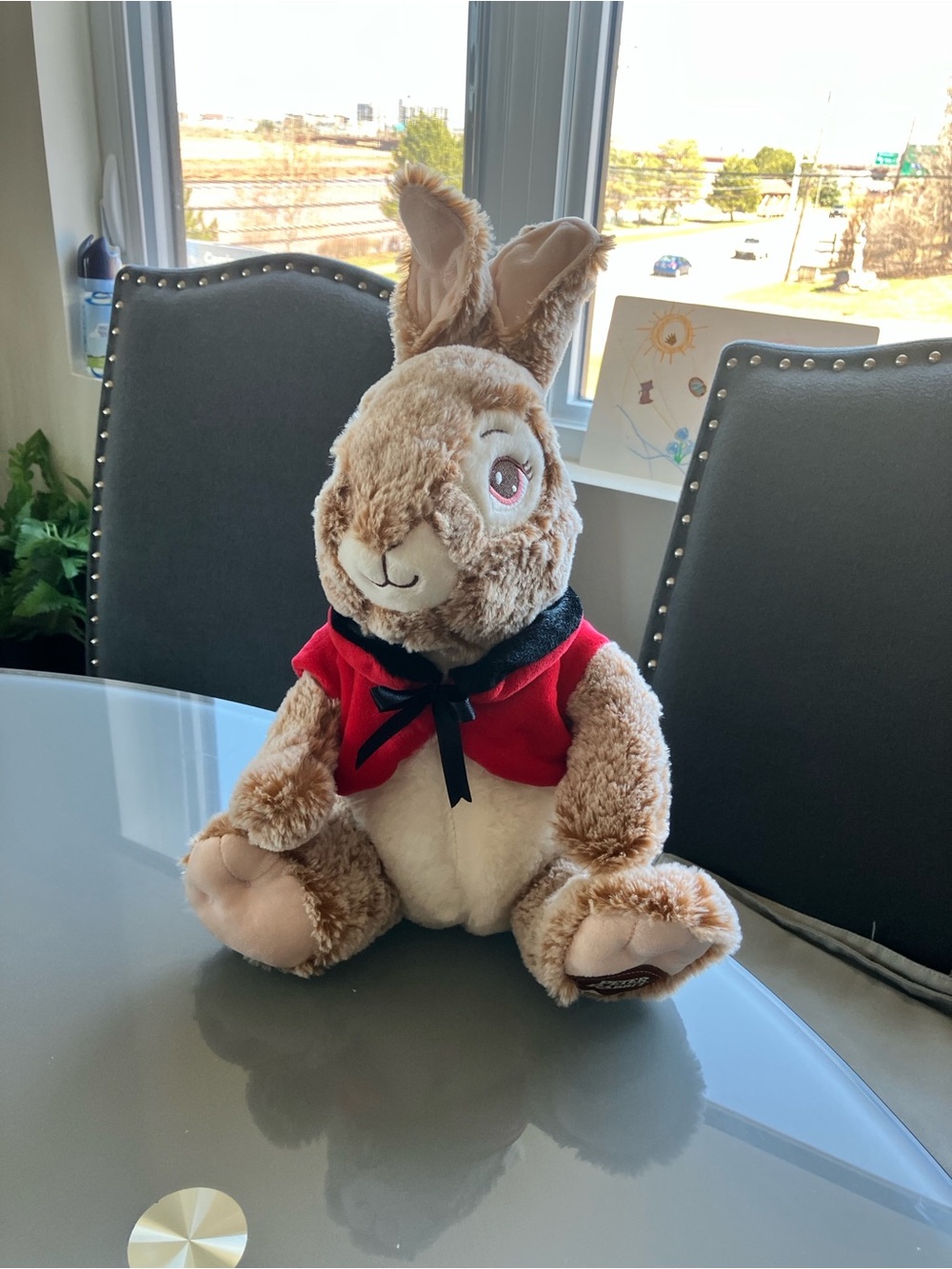 Peter Rabbit Plush Bunny with Red Cape